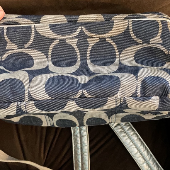 Coach Denim/Silver Backpack - Picture 9 of 11